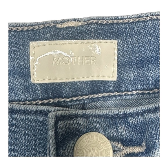 MOTHER Light Blue Straight Jeans - Picture 7 of 15